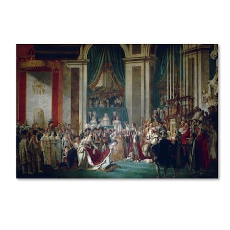 David 'Coronation Of Napoleon And Josephine' Canvas Art,12x19